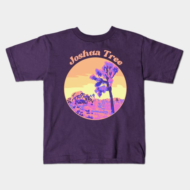 Joshua Tree Kids T-Shirt by Slightly Unhinged